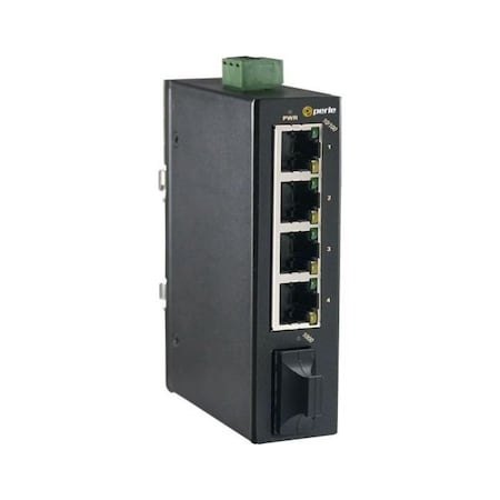 M2SC2 Industrial Switch With 5-ports: 4 X 10/100Mbps RJ45 Ports And 1 X 100Base-FX